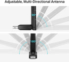 TP-Link AC600 High Gain USB Wi-Fi Dongle, Dual Band Wi-Fi Adapter with 5dBi Antenna for PC/Desktop/Laptop, Supports Windows10/8.1/8/7/XP, Mac OS X 10.9-10.14 (Archer T2U Plus)