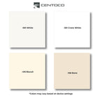 Centoco 1200-001 Round Plastic Toilet Seat, Standard Economy Model, Light Weight Residential, White