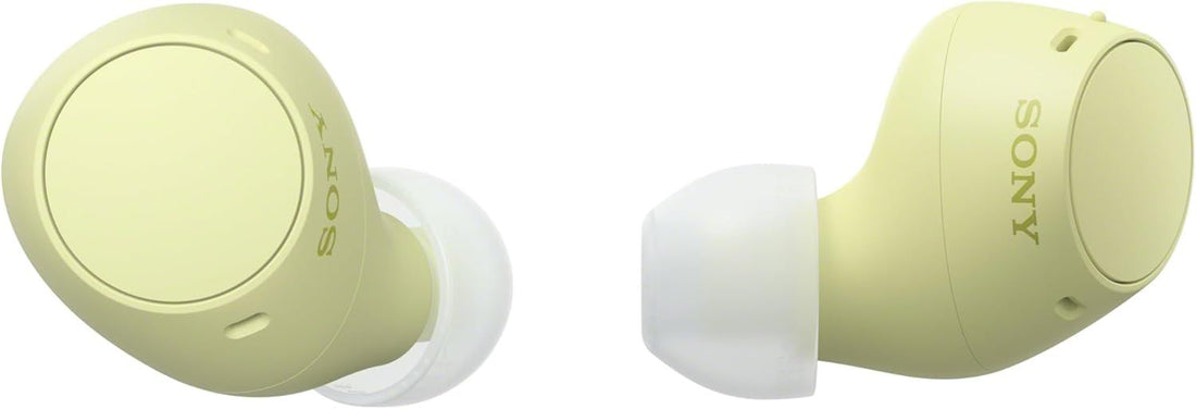 Sony WF-C510 Truly Wireless in-Ear Bluetooth Earbud Headphones with up to 22-Hour Battery, Multipoint-Connection, Mic and IPX4 Water Resistance, Yellow - New