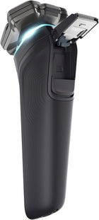 Philips Shaver Series 9000, Wet and Dry Electric Shaver, with Lift & Cut Shaving System and SkinIQ Technology, Pop-up Trimmer, Cleaning Pod, Beard Styler, Charging Stand and Travel Case, Ink Black, Model S9986/58