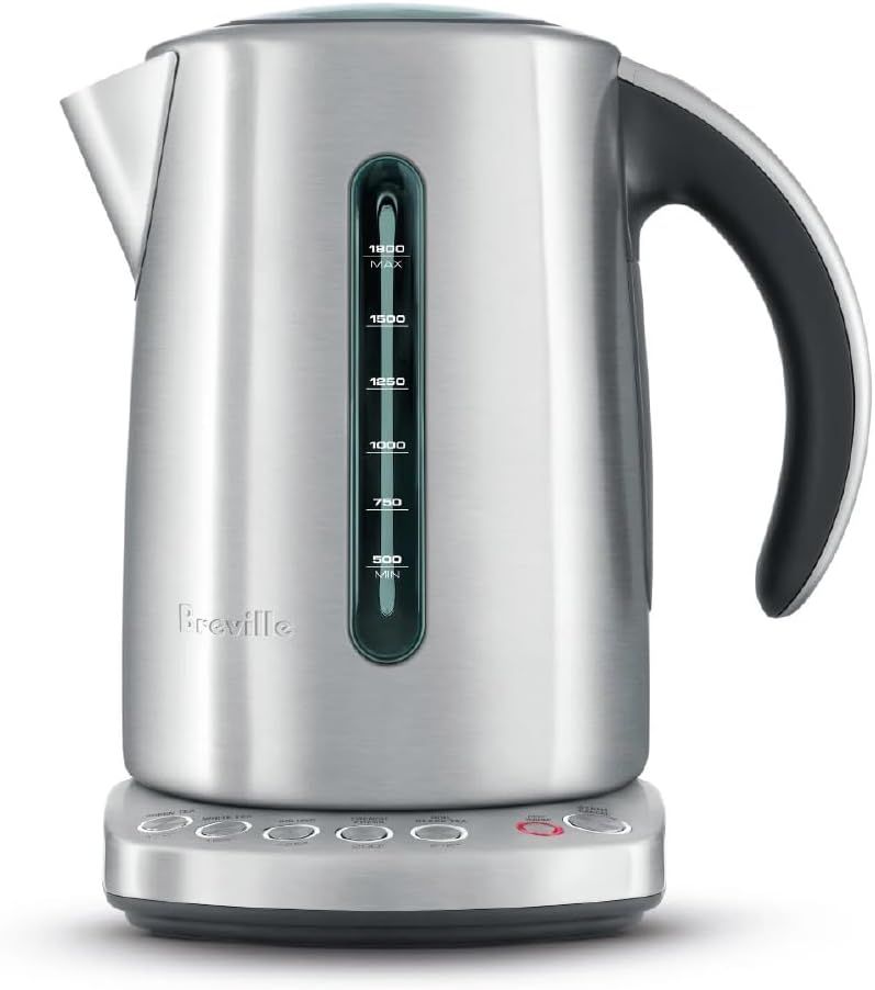 Breville the the IQ Kettle, Electric Kettle, Tea Kettle, BKE820XL, Brushed Stainless Steel