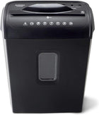 Aurora AU608MB High-Security 6-Sheet Micro-Cut Paper Credit Card Shredder with 3.5-Gallon Wastebasket, 4-Minute Continuous Running Time, Security Level P-4, Black