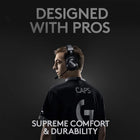 Logitech G PRO X Wireless Lightspeed Gaming Headset with Blue VO!CE Mic Filter Tech, 50 mm PRO-G Drivers, and DTS Headphone:X 2.0 Surround Sound, 20+ Hour Battery Life, Black