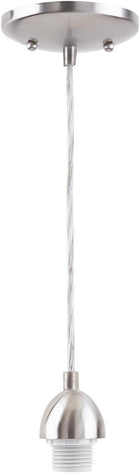 Westinghouse Single Light Pendant Fitter 50 In. Nickel Finish