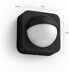 Philips Hue Outdoor Motion Sensor for Smart Lights (Requires Hue Hub) Installation-Free, Home, Lighting, Exclusively for Philips Smart Bulbs, Black (570985)
