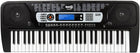 54-Key Digital Piano Keyboard with Simply Piano App, 350 Sounds & Rhythms, LCD Backlit Display, & Keynote Stickers