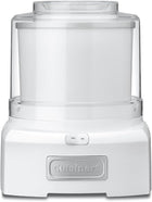 Cuisinart Ice Cream Maker Machine, 1.5 Quart Sorbet, Frozen Yogurt Maker, Double Insulated, White (ICE-21C)