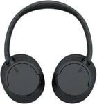 Sony WH-CH720N/B Wireless Noise Cancelling Headphone, Black Bundle with Deco Gear Hard Case + Pro Audio Headphone Stand + Microfiber Cleaning Cloth