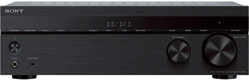 Sony STRDH590 5.2 Multi-Channel 4k HDR AV Receiver with Bluetooth Audio Component, Black