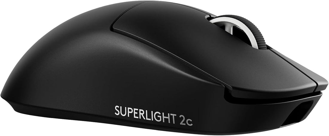 Logitech Pro X Superlight 2c Wireless Gaming Mouse 51g Compact - Black | 51g compact mini size, symmetrical shape, \u003C8 kHz polling, 44K DPI, PowerPlay charging, USB-C, 5 programmable buttons, PC/Mac