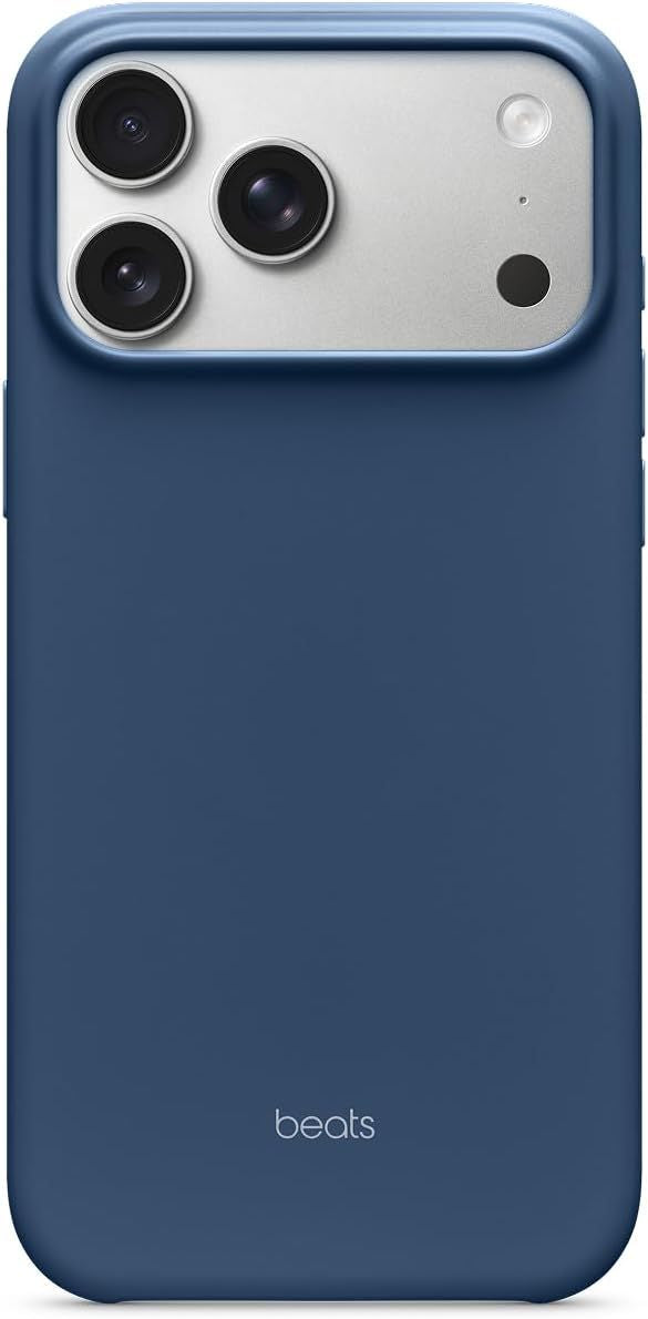 Beats iPhone 17 Pro Max Case with MagSafe & Camera Control, Matte Finish, Microfibre Lining – Bedrock Blue