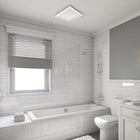 Utilitech Ventilation fan 1.0-Sone 150-CFM White Decorative Lighted Bathroom Fan (ENERGY STAR Certified)
