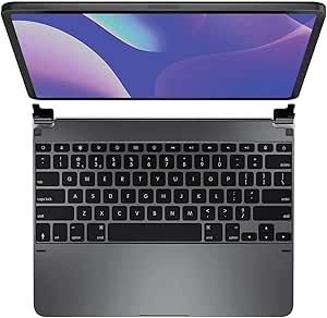 Brydge Pro 12.9 Keyboard for iPad Pro 12.9-inch 3rd Generation Model (2018) | Aluminum Wireless Bluetooth 4.2 Keyboard with Backlit Keys | Long Battery Life | (Space Gray)