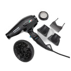 BaByliss Pro BABNT6610 Portofino 6600, 2000-Watt Nano Titanium Ionic Hair Dryer, Black | 2000W Italian AC Motor for Thick and Long Hair, Black, BPOR1