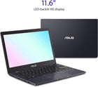Asus Vivobook Go 12 L210 11.6” Ultra Thin Laptop, Intel Celeron Processor, 4GB RAM, 64GB eMMC Storage, Windows 11 Home in S Mode with One Year of Microsoft 365 Personal, L210MA-BH09-CB