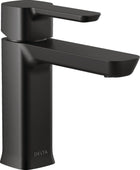 Delta Faucet Modern Matte Black Bathroom Faucet Single Hole, Single Hole Bathroom Faucet, Bathroom Sink Faucet, Black Vanity Faucet, Drain Assembly, Matte Black 581LF-BLGPM-PP