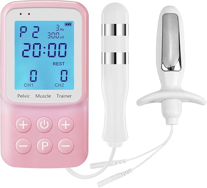 kegel Exerciser Pelvic Floor Muscle Exerciser for Automatic Kegels, Incontinence Stimulator Exercise with Probe for Women Pelvic Floor Strengthening Device Incontinence Treatment Device