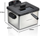 Hamilton Beach® Professional-Style 5 Litre Deep Fryer with Timer, Stainless Steel, 35043C