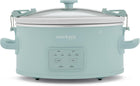 Crock-Pot Design Series Programmable 6-Quart Slow Cooker, Ocean Fog Green