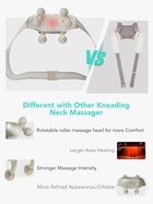 SKG Neck Massager for Pain Relief Deep Tissue Eligible Shiatsu Shoulder Massger with Heat, H7 Ultra Gifts for Men and Women Birthday