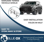 Blue Ox BX8870 Black KarGard Protective Shield | Quick Installation | Folds for Easy Storage | Sturdy, Flexible, and Corrosion Resistant | 72″ Wide x 24.25″ Tall