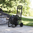Style Selections Steel 200-ft Cart Hose Reel