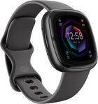 Google Fitbit Sense 2 - Health & Fitness Smartwatch - Shadow Grey/Graphite | Advanced Health and Fitness Smartwatch to Manage Stress and Sleep, ECG App, SpO2, 24/7 Heart Rate, GPS, One Size