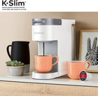 Keurig K-Slim Single Serve K-Cup Pod Coffee Maker, Featuring Simple Push Button Controls And MultiStream Technology, White