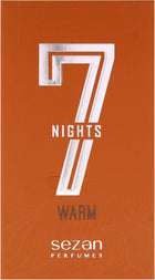 7 Nights - Warm by Sezan for Unisex - 3.3 oz EDP Spray