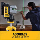 DEWALT Laser Level, Multi-Line, Green, 30-Foot Range (DW089CG)