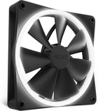 NZXT F140 RGB Fans - RF-R14DF-B1 - Advanced RGB Lighting Customization - Whisper Quiet Cooling - Twin (RGB Fan & Controller Included) - 140mm Fan - Black
