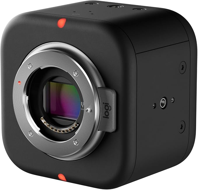 Logitech Mevo Core Wireless Live Streaming Camera, 4K Video Camera with Interchangeable Lens, Multicam Ready, Intuitive App Control - Graphite