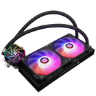 Aqua Elite 240 V3 Liquid CPU Cooler, AIO Pump Head Speed up to 3300RPM, TL-C12B-S V2×2 PWM Fans,for AMD/AM4/AM5, Intel LGA1150/1151/1200/2011/1700, Computer CPU Aio Cooler