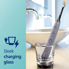 Philips Sonicare DiamondClean 9300 Electric Toothbrush, 2 Brush Heads, Grey | 2000% More Plaque Removal¹, Visual Pressure Sensor, 12 Brush Settings, App Connected, 14-Day Battery, Travel Case, HX9903/45