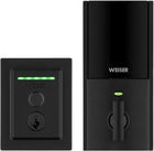 Weiser Halo Touch Matte Black WiFi Smart Lock, Keyless Entry Door Lock, Fingerprint Door Lock, Amazon Alexa & Google Assistant/Google Home Compatible, Deadbolt Lock, Modern Smart Locks for Entry Door