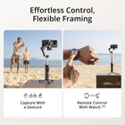 DJI Osmo Mobile 7P Gimbal Stabilizer for iPhone, Android, Native Tracking, Lighting, 3-Axis Phone Gimbal, Quick Launch, One-Tap Edit, Built-in Extension Rod & Tripod, 10hrs Use, Phone Charging