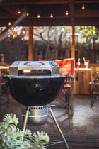 only fire Universal Stainless Steel Pizza Oven Kit for Most 22” Charcoal Kettle Grill