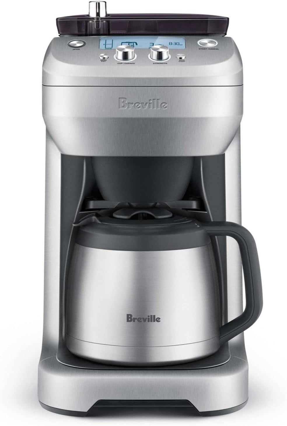 Breville BDC650BSS The Grind Control Drip Coffee Maker, Silver, Medium ,Stainless Steel