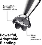 Braun MultiQuick 9 Hand Blender with iMode Technology, 700W Motor | #1 Hand Blender Brand, Manual Speed Control, 3 Power Settings, Single Hand Operation, ActiveBlade Technology