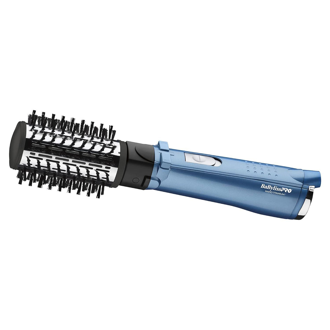 BaBylissPRO Nano Titanium Ionic Rotating Hot Air Styler Blow Out Spin Brush for Volume and Shine