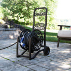Style Selections Steel 200-ft Cart Hose Reel