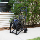 Style Selections Steel 200-ft Cart Hose Reel