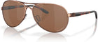 Oakley womens Oo4079 Feedback Aviator Metal SunglassesSunglasses