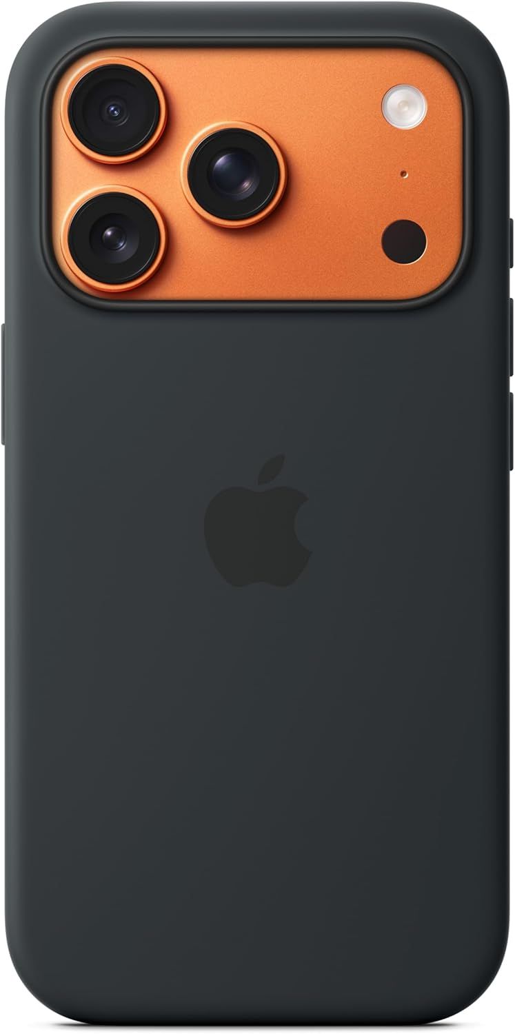 Apple iPhone 17 Pro Silicone Case with MagSafe – Black ​​​​​​​