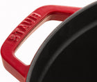 STAUB La Cocotte 7-Quart Cast Iron Round Cocotte, 6.75 L, Made in France, Cherry