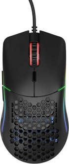 Glorious Gaming Mouse - Model O Minus 58 g Superlight Honeycomb Mouse, Mouse with Lights -Matte Black Mouse, USB Gaming Mouse