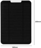 portable solar panel， IP65 Weatherproof Solar Cell Panel 360° Adjustable Wall Mount W/ 9.8ft Micro USB Charging Cable for Arlo Essential Spotlight/XL Spotlight Camera(3pcs)