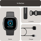 Google Fitbit Sense 2 - Health & Fitness Smartwatch - Shadow Grey/Graphite | Advanced Health and Fitness Smartwatch to Manage Stress and Sleep, ECG App, SpO2, 24/7 Heart Rate, GPS, One Size