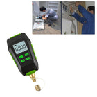 Digital Vacuum Gauge, 0-10000Pa Rechargeable Pressure Tester for HVAC Refrigeration, IP54 Water Dust Resistant, 7/16 inch Interface