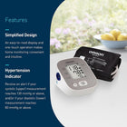 OMRON Bronze Upper Arm Blood Pressure Monitor - Clinically Validated Blood Pressure Arm Cuff - Use OMRON Connect App for Unlimited Measurements BP5150